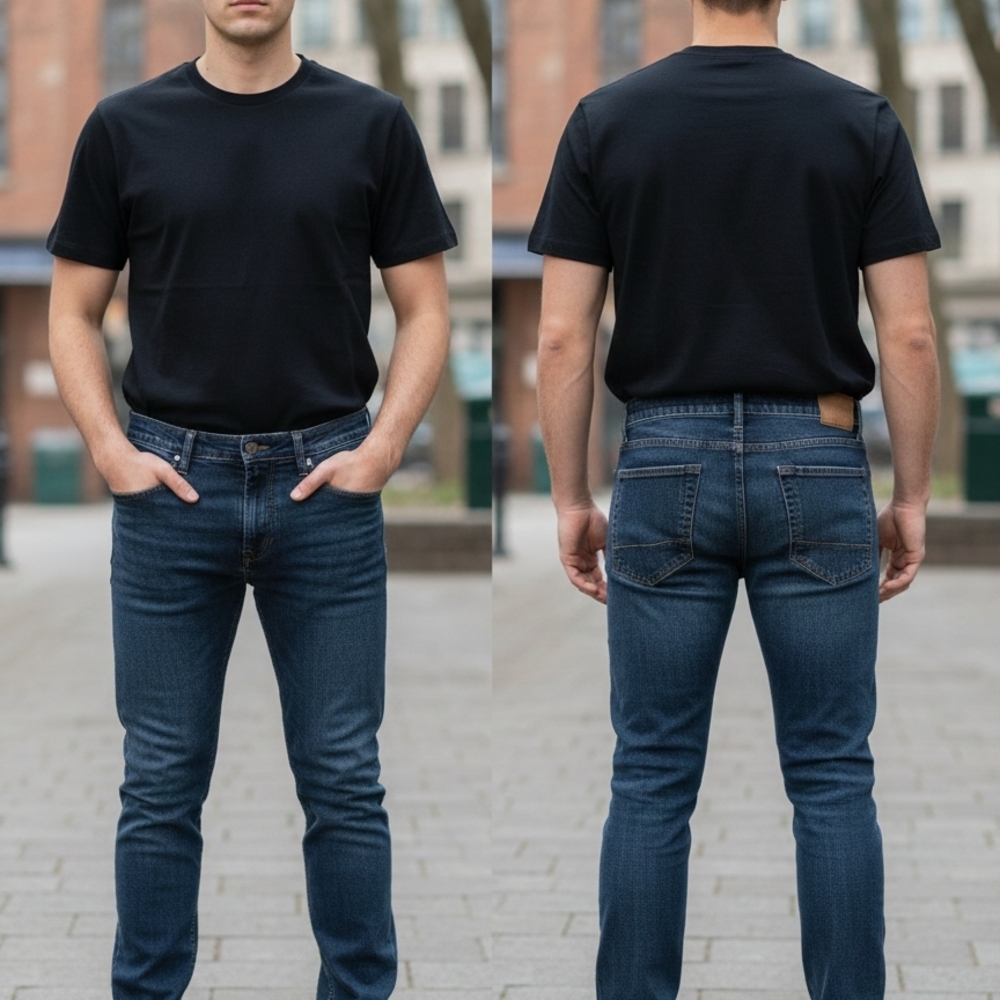 Trendy Aeropostale Men's Dark Skinny Jeans - Size 32/32